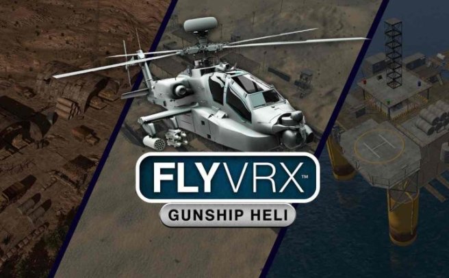 《军用武装直升机战争》FlyVRX – Military Gunship Helicopter War