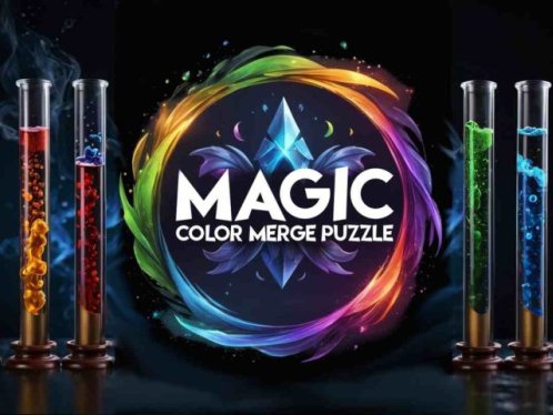 《魔法色彩合并拼图》Magic Color Merge Puzzle