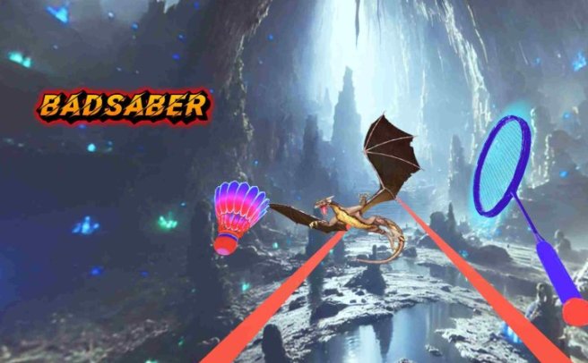 《挥舞羽毛球》Bad Saber