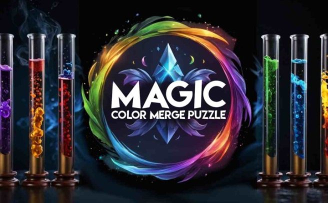 《魔法色彩合并拼图》Magic Color Merge Puzzle
