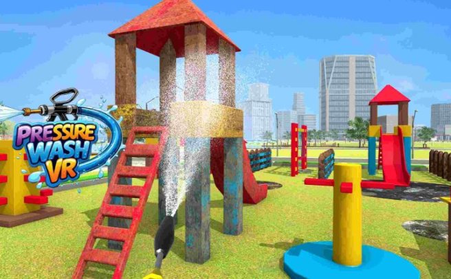 《高压清洗 VR：清洗乐趣》Pressure Wash VR ASMR Power Washer Fun